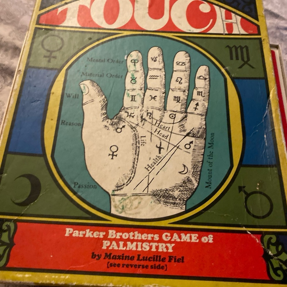 Parker Brothers Palmistry Board Game - Colorful Design